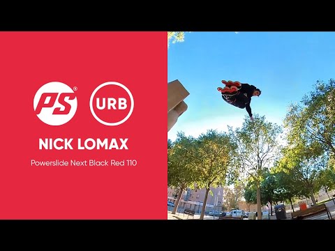 Nick Lomax on Powerslide Next Black Red 110