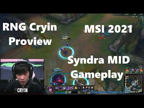 MSI 2021 Proview RNG Cryin Syndra Gameplay Mid RNG vs UOL
