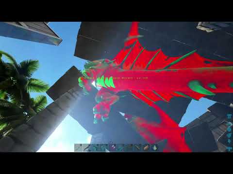 ARK Crystal Isles Part 61 Christmas Wyvern and Manta taming