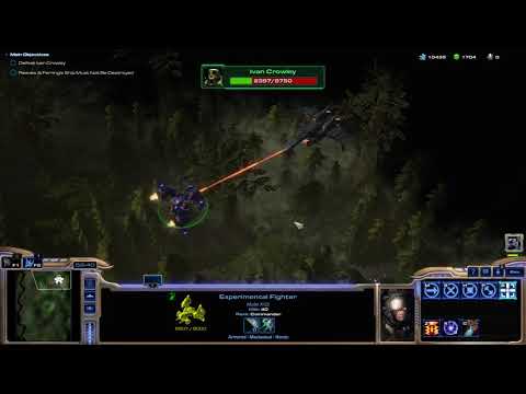 StarCraft II: Annihilation Mission 22 "The United Forces" 2nd Ivan Crowley Boss, Air Battle.