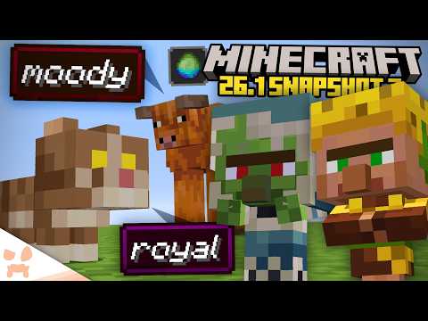 MOB PERSONALITY SYSTEM, NEW HOSTILE MOBS + VILLAGER UPDATE! | Minecraft 26.1 Snapshot 7
