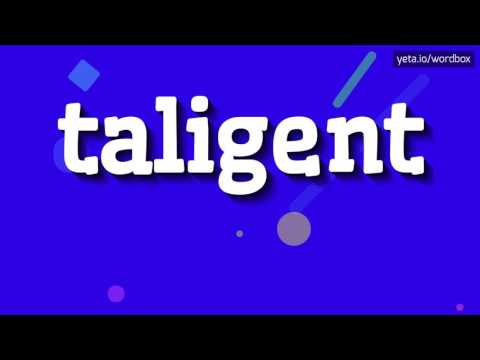 HOW TO PRONOUNCE TALIGENT? #taligent