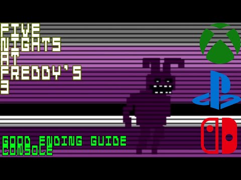 FNaF 3 - Console Good Ending guide