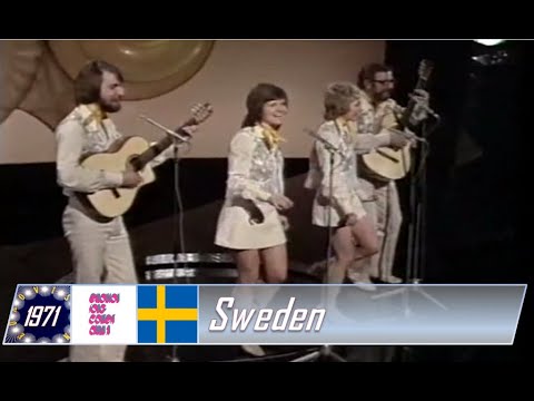 eurovision 1971 Sweden 🇸🇪 Family Four - Vita vidder