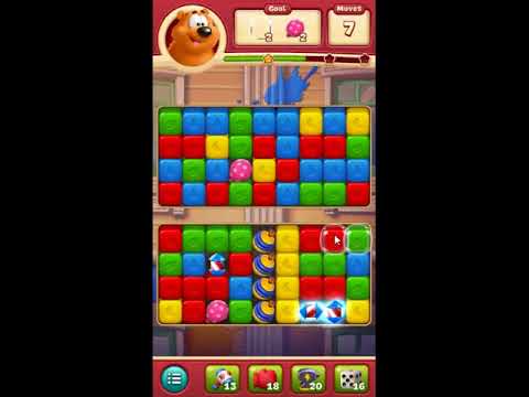 Toon Blast Level 728 - NO BOOSTERS 🐻🐺🐱 | SKILLGAMING ✔️