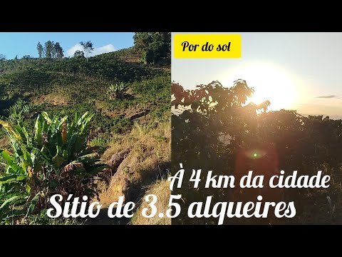 Sítio de 3.5 alqueires de terra à venda, à 4 km de Santa Rita de minas.