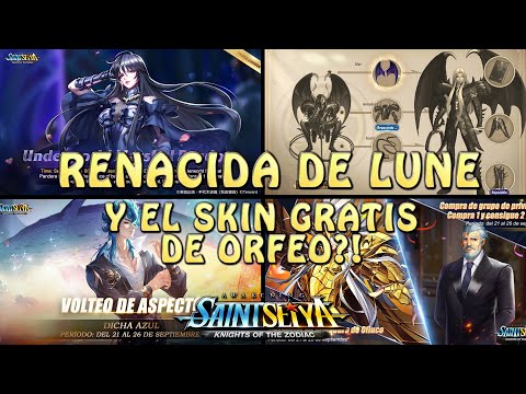 RENACIDA DE LUNE CAMBIA META? EL SKIN DE ORFEO NO ERA GRATIS?! Saint Seiya Awakening