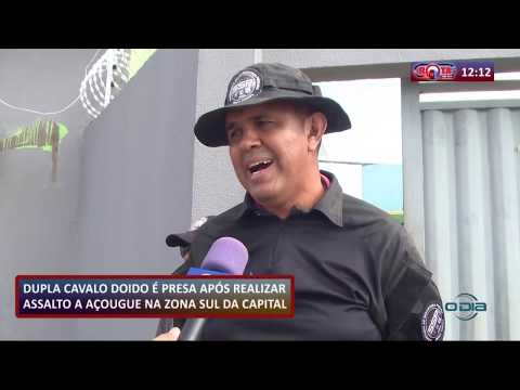 ROTA DO DIA 03 10  Dupla presa apoÌs assaltar açougue na zona sul