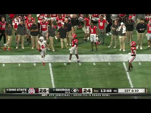 #4 Ohio State vs #1 Georgia Highlights - CFP Semifinals