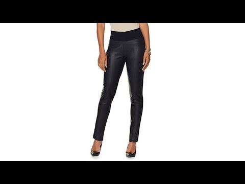 DG2 by Diane Gilman Ponte and Faux Leather Jegging
