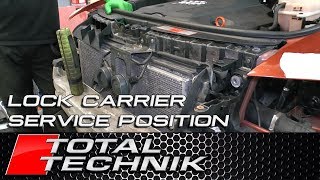 Put Lock Carrier into Service Position (Cam Belt Change) - Audi A6 S6 RS6 - C6 4F - 2004-2011