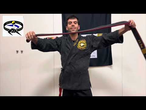 Let’s get class ready with tying your dobak and belt properly.