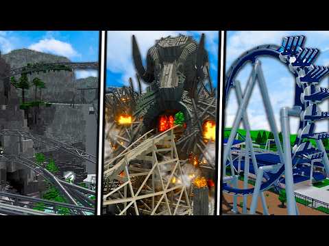 Most REALISTIC *MEGA PARKS* Inside of Theme Park Tycoon 2!
