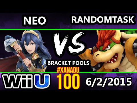 Xanadu 100 - Neo (Lucina) Vs. Randomtask (Bowser) SSB4 Tournament - Smash Wii U - Smash 4