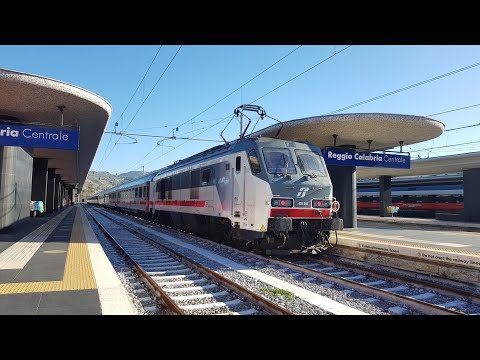 Treno Intercity+Locomotore E401 045 Intercity 556 Reggio di Calabria Centrale-Roma Termini