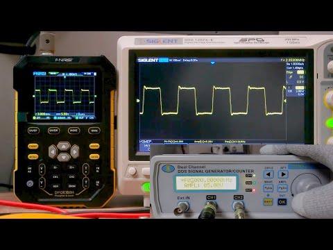 FNIRSI DPOX180H ОБЗОР. Сравнение с SDS 1202X-E и FNIRSI 1C15