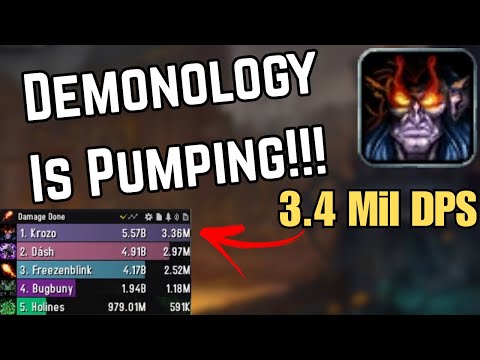 THE MOTHERLODE!!! +13 | Demonology Warlock POV (3.4 MILLION DPS)