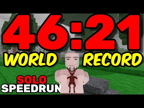 WORLD RECORD 99 Nights in the Forest Solo Speedrun 46:21 Full Gameplay | Roblox