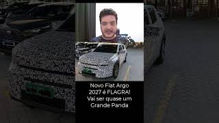 Novo Fiat Argo 2027 é FLAGRA! Vai ser quase um Grande Panda #fiat #fiatargo #fiatpulse #argo