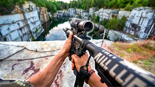 HOG Hunting an ABANDONED QUARRY: Catch &#39;N Cook (THERMAL FOOTAGE!!)