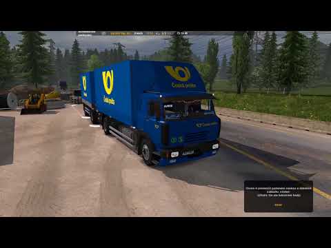 ETS2 Liaz Havlíčkův Brod Strabag vykládka