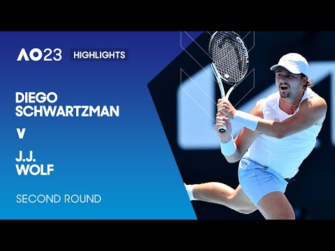Diego Schwartzman v J.J. Wolf Highlights | Australian Open 2023 Second Round