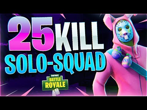 25 KILL SOLO SQUAD WIN! (Fortnite Battle Royale)