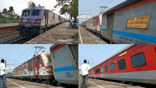 preview picture of video 'Dual Angle || Crazy Offlink in E.R. || BRC AMUL WAP 5 hauls Poorva S.F. skips Talit at M.P.S. !!!'