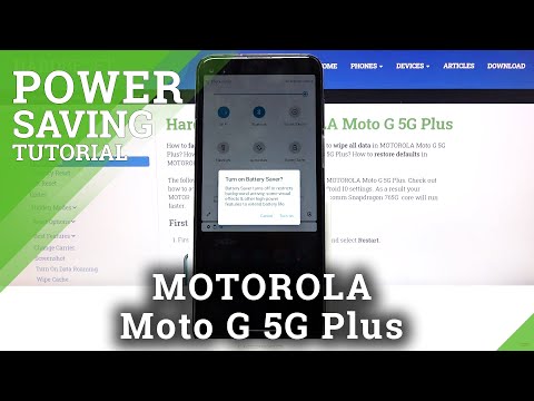 How to Enable Power Saving Mode on MOTOROLA Moto G 5G – Turn On Battery Saver