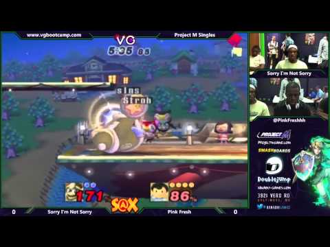 S@X 9/9/14 - Sorry I'm Not Sorry (King Dedede, Bowser) vs Pink Fresh (Ness, Zero Suit Samus)
