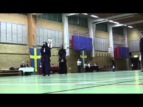 Kendo SM 2014, Men, Pool - A.Holmkvist(Red) vs P.Ybo(White)