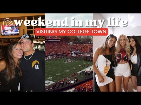 Weekend In My Life: Visiting my college town (UGA) with my boyfriend and best friends / UGA vs UTK