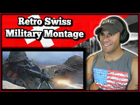 Marine reacts to Retro Swiss Army Montage