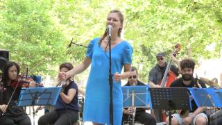 Viktorija Gečytė & Julien Coriatt Orchestra @ Parc Georges Brassens