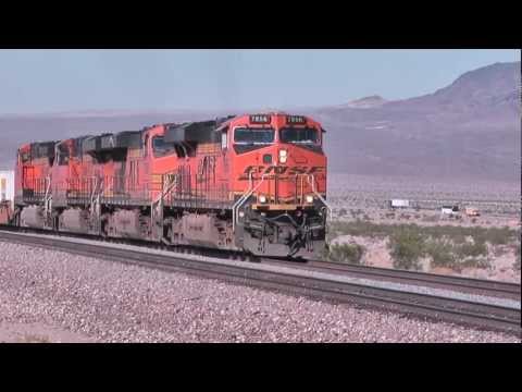 Anfahrt Güterzug der BNSF (FullHD)