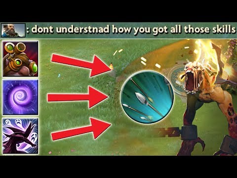 550 Attack Range Lifestealer with Perma Bash [Triple Passive Ranged Naix] Dota 2 Ability Draft