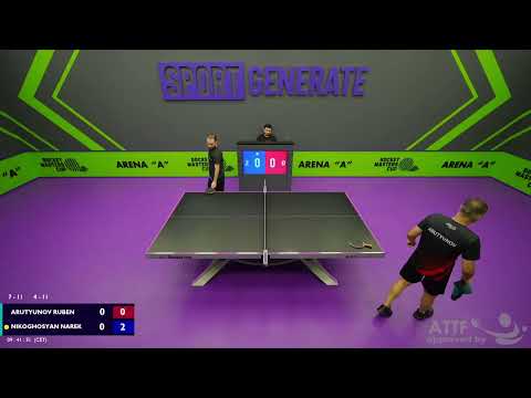 Table Tennis | R.Arutyunov - N.Nikoghosyan | 17.09.2025 09:35 (CET) | RMC 30797486
