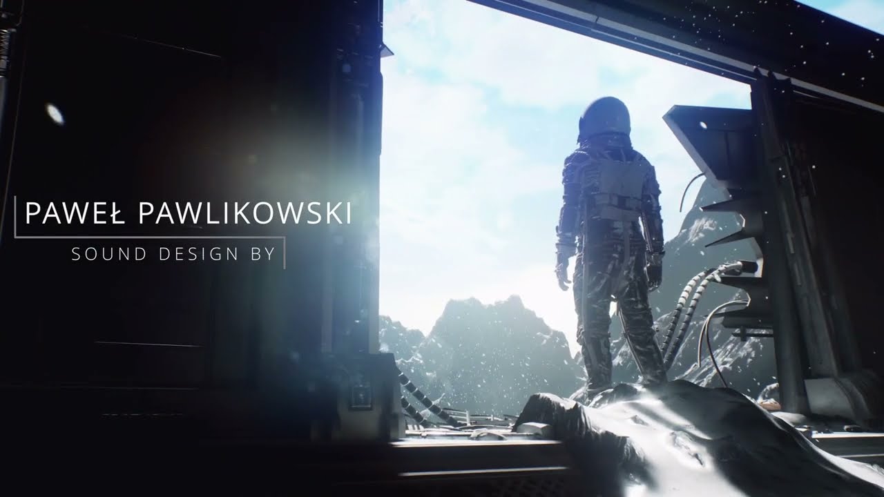 Kadr science fiction jako tło realizacji animacji 3D
