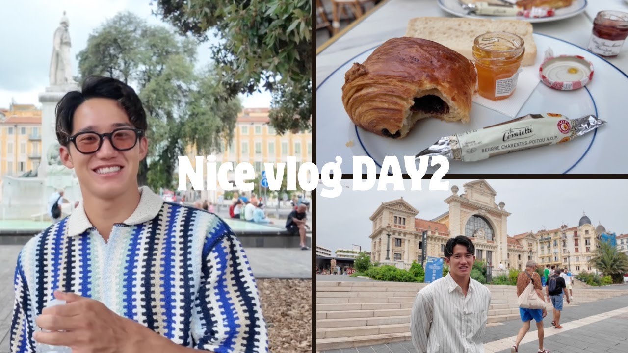 オフラインラブの聖地巡礼がしたい｜DAY2｜VLOG｜旅行｜ニース｜ヨーロッパ