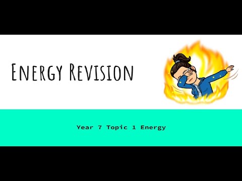 Year 7 Energy Revision