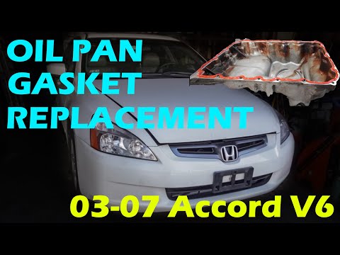 Oil Pan Gasket Replacement Honda Accord V6