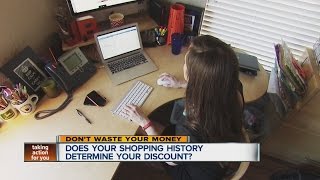 Does your shopping history determine your discount?