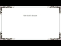 Au Revoir Simone - We Both Know Lyrics