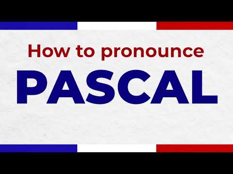 How to Pronounce  PASCAL In French correctly | French Pronunciation