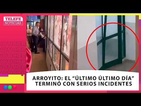 Arroyito: el festejo del "ÚLTIMO ÚLTIMO DÍA" terminó en INCIDENTES en la escuela VÉLEZ SÁRSFIELD