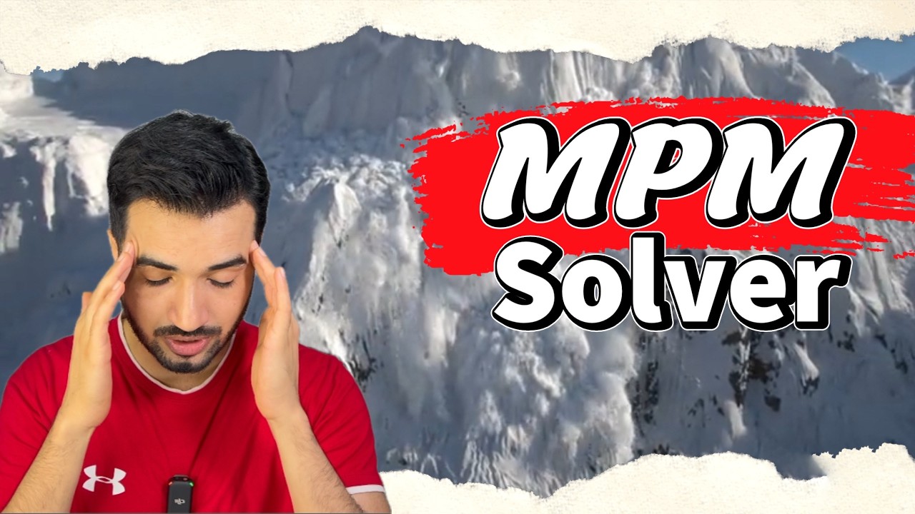 First look at fantastic MPM solver in Houdini 20.5