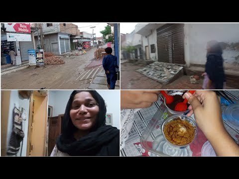 Mai aur Hadeel baarish mai phans gae || Hadeel oo ice cream khilai