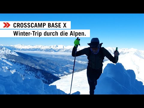 CROSSCAMP x Skibergsteiger Finn Hösch - mit dem CROSSCAMP BASE X in den winterlichen Alpen
