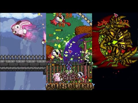 Terraria: Consolaria | All Bossfights (Master Mode)