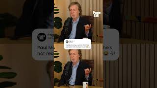 Paul McCartney clearly isn’t a fan of pop music nowadays 😂 #shorts